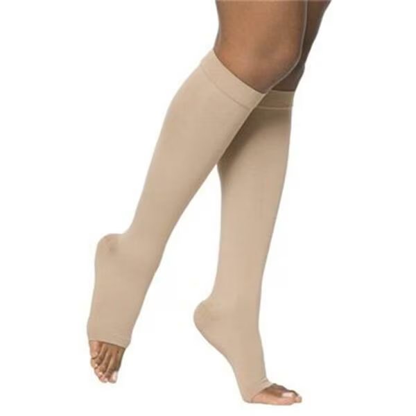 Select Comfort 863CLSO66-S 30-40 mmHg Open Toe With Grip Top Calf- Large- Short - Crispa, Sigvaris, Mfr#: 863CLSO66/S